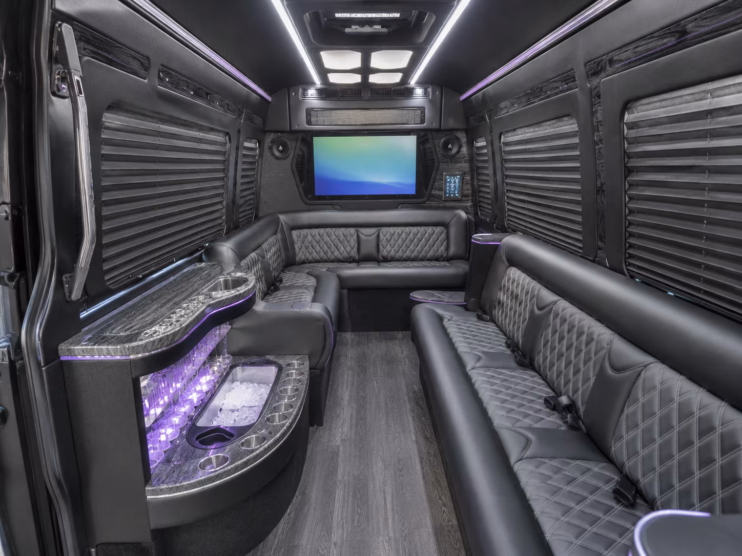 concord party bus interior