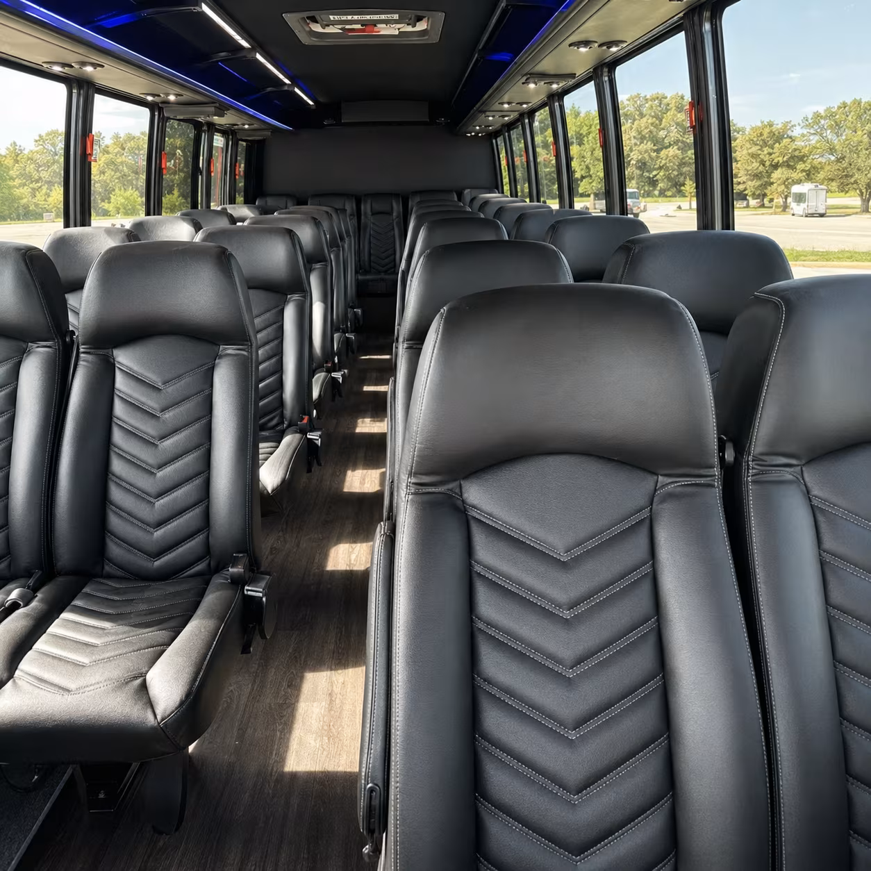 concord private event transportation onboard seating