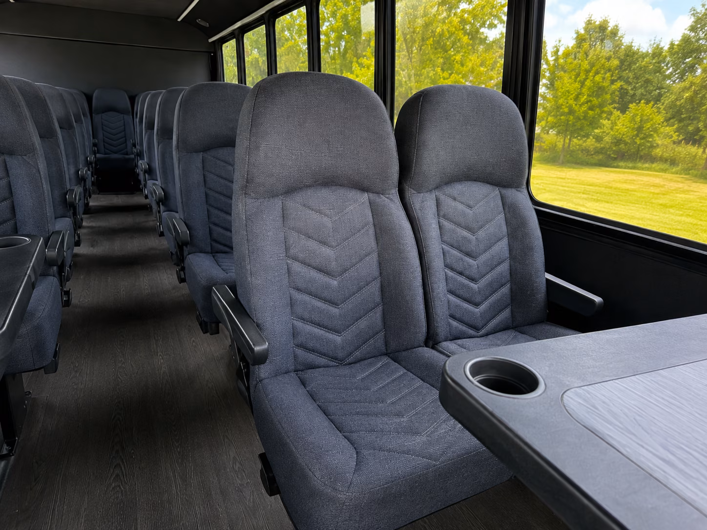 concord sporting event transportation onboard seating
